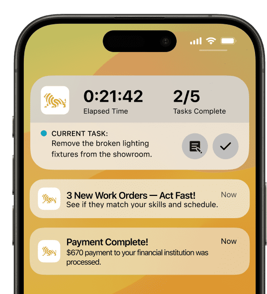 A smartphone screen displaying app notifications.